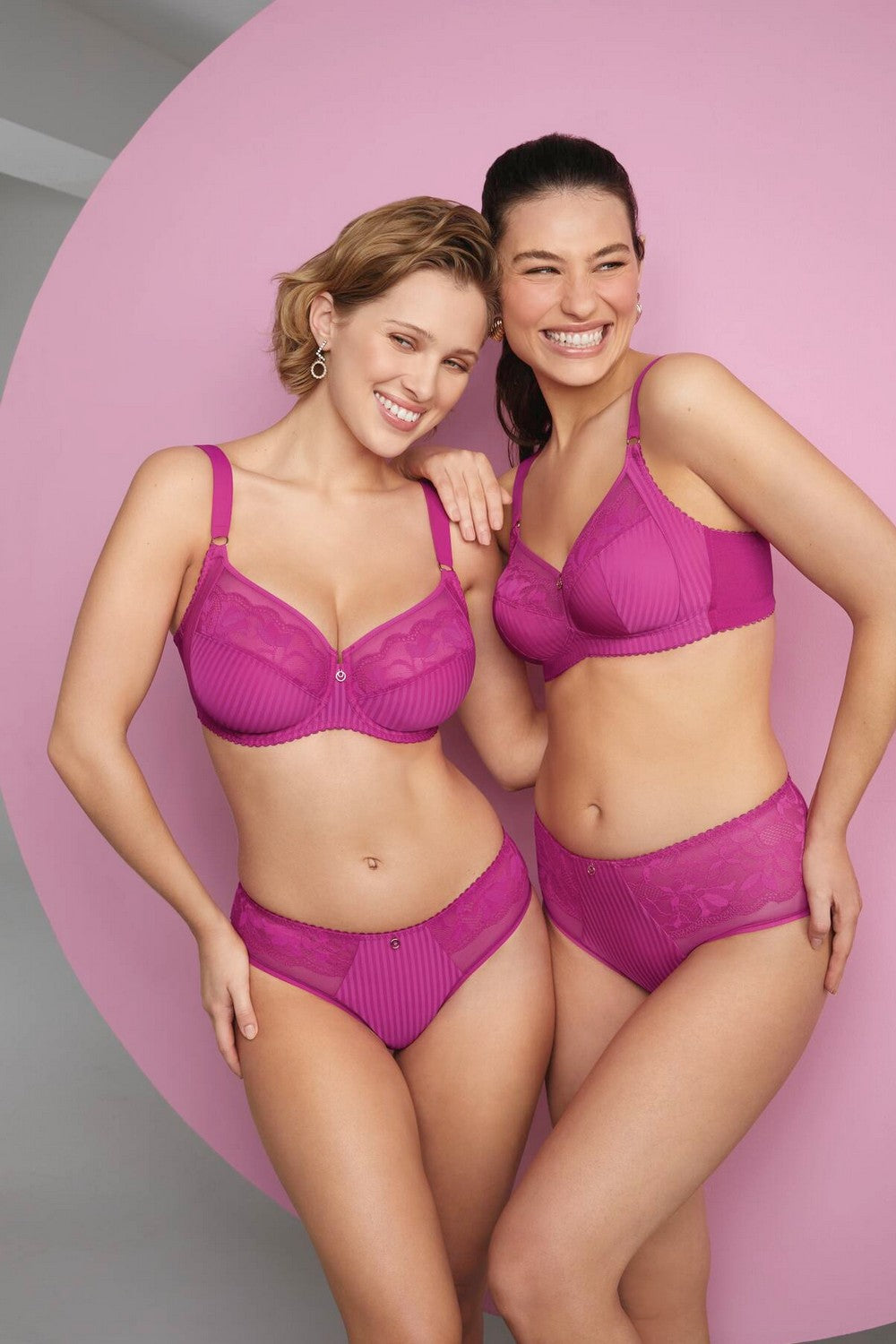 Трусики сліп із мереживом 1366 Sita candy pink Anita