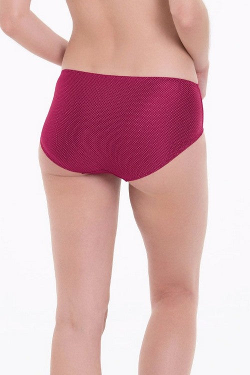 Трусики слип с кружевом 1382 Orely cherry