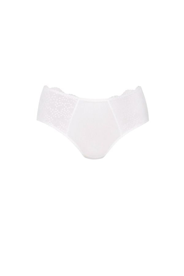 Трусики слип с кружевом 1382 white