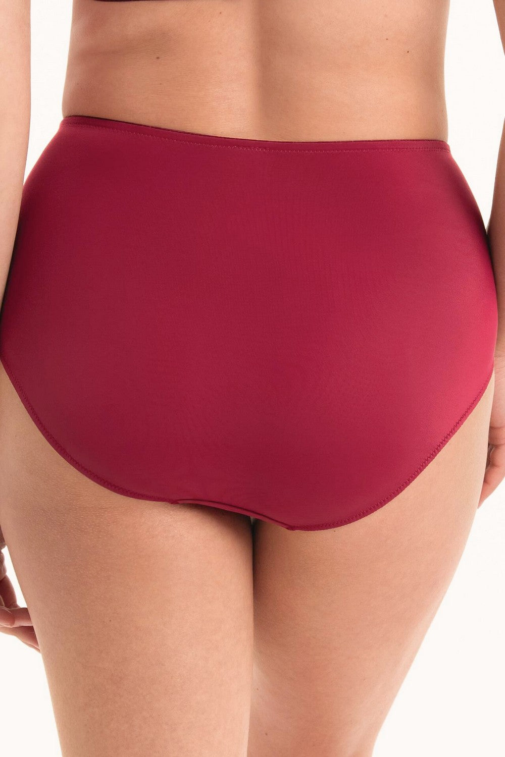 Высокие трусики слип 1512 Havanna High waist dark red