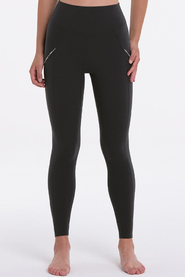 Леггинсы с карманами 1670 Sports Tights black