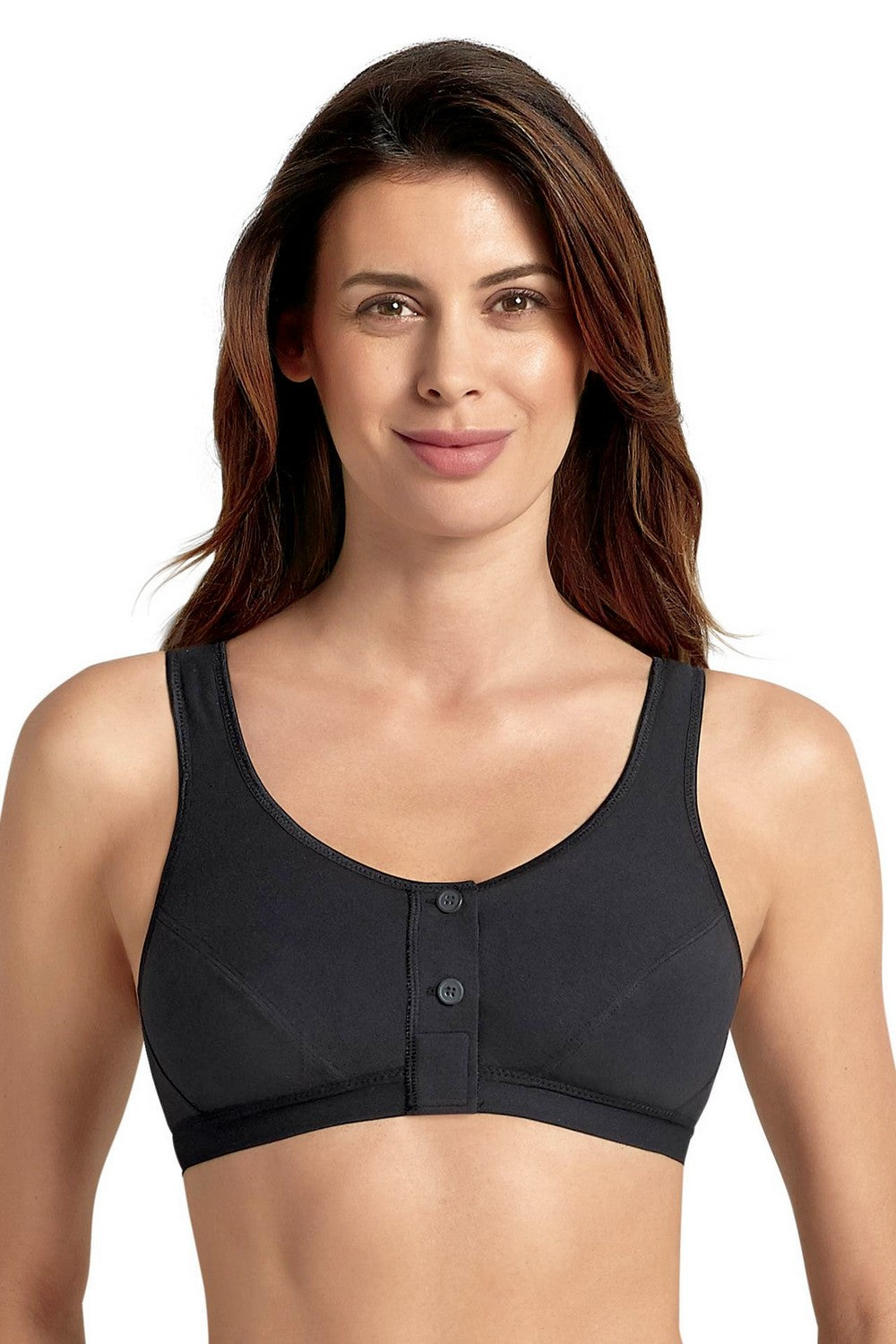 Послеоперационный хлопковый бра-топ 5315X Isra black