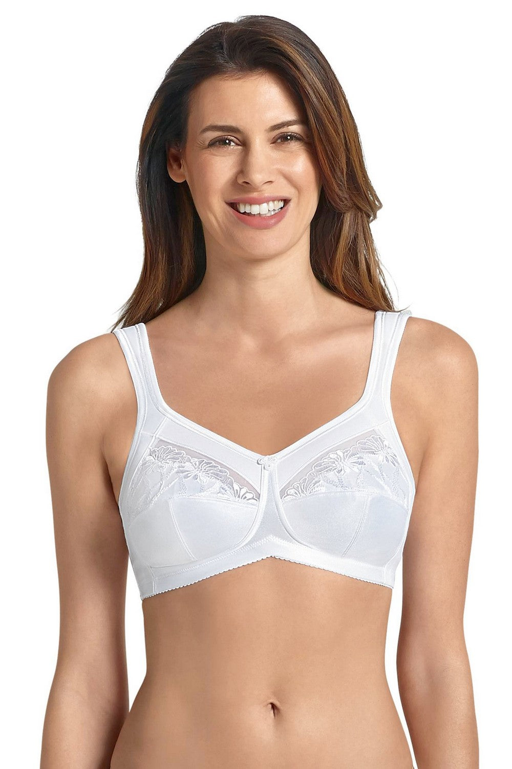 Послеоперационный бюстгальтер с вышивкой 5349X Safina white
