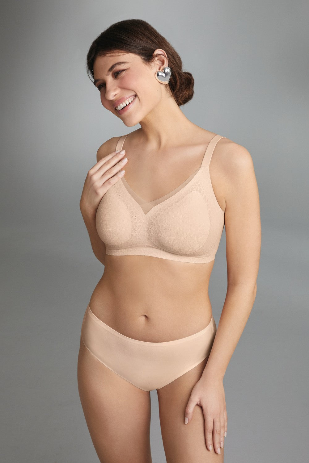 Мереживний топ без кісточок 5433 Essential Smart graceful rose Anita