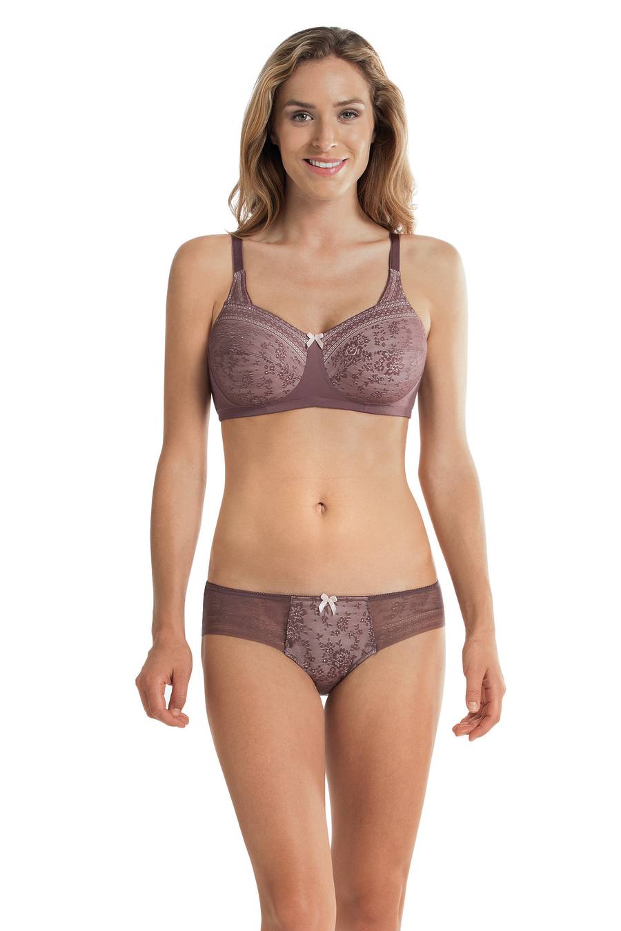 Післяопераційний бюстгальтер з мережива 5754X Fleur berry