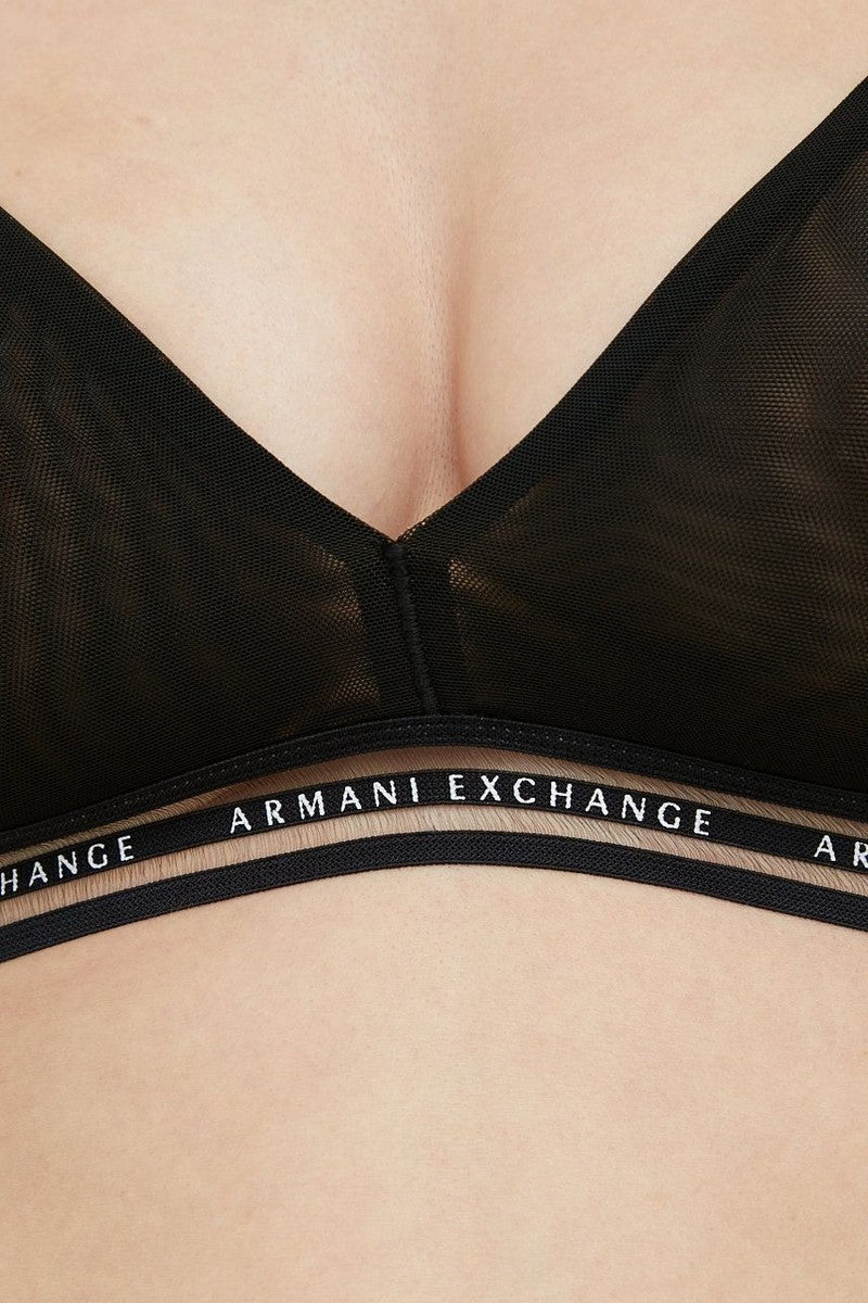 Бралет из микросетки 284502212 black