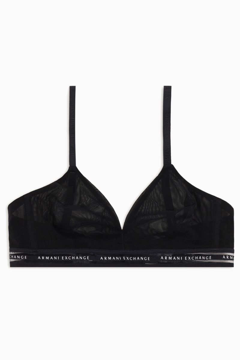 Бралет из микросетки 284502212 black