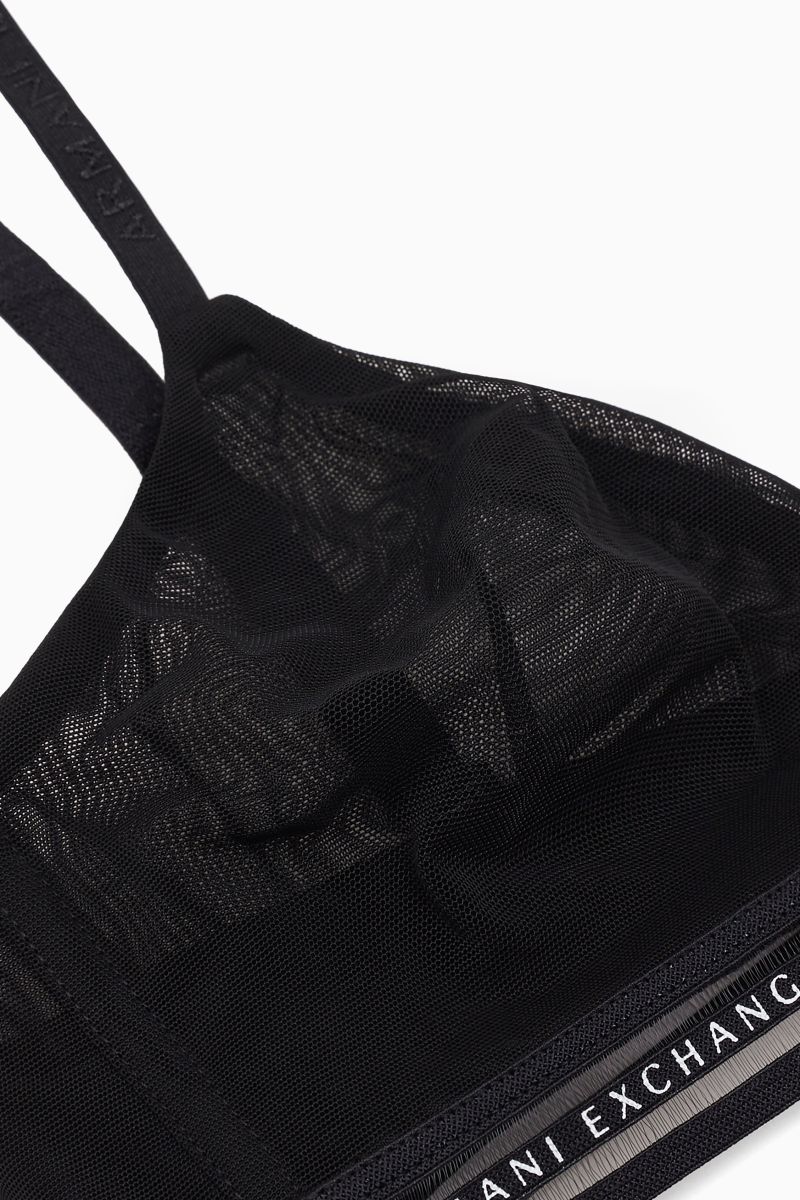 Бралет из микросетки 284502212 black