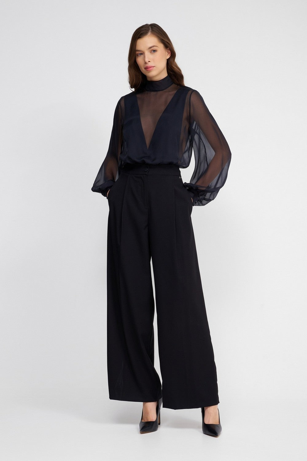 Боди-слип из микросетки 1M84-D Les Bodys by Aubade black