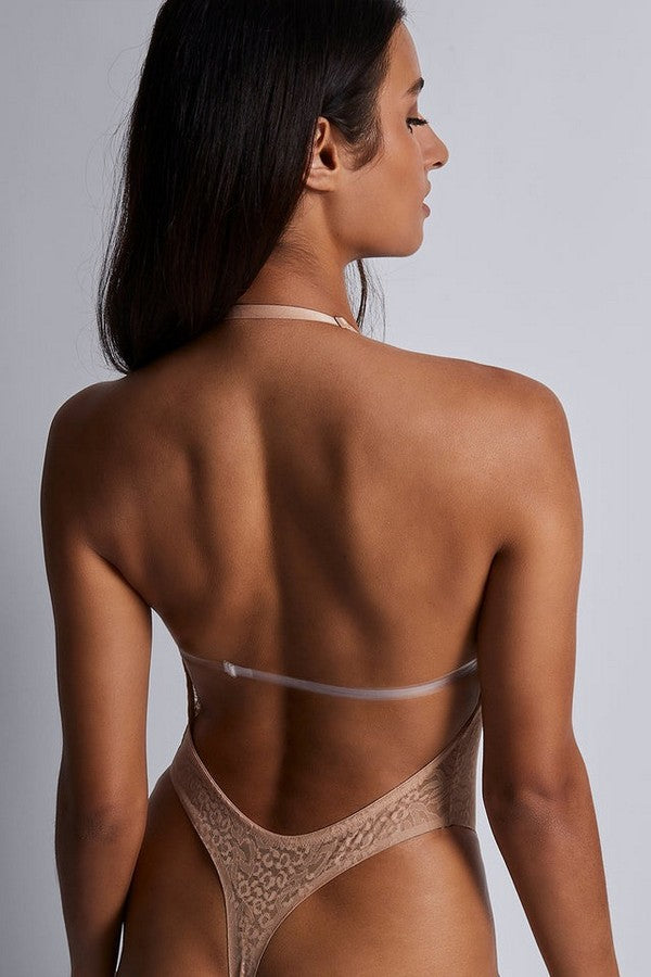 Боди-стринг из кружева 1W86 Sculpt by Aubade ginger