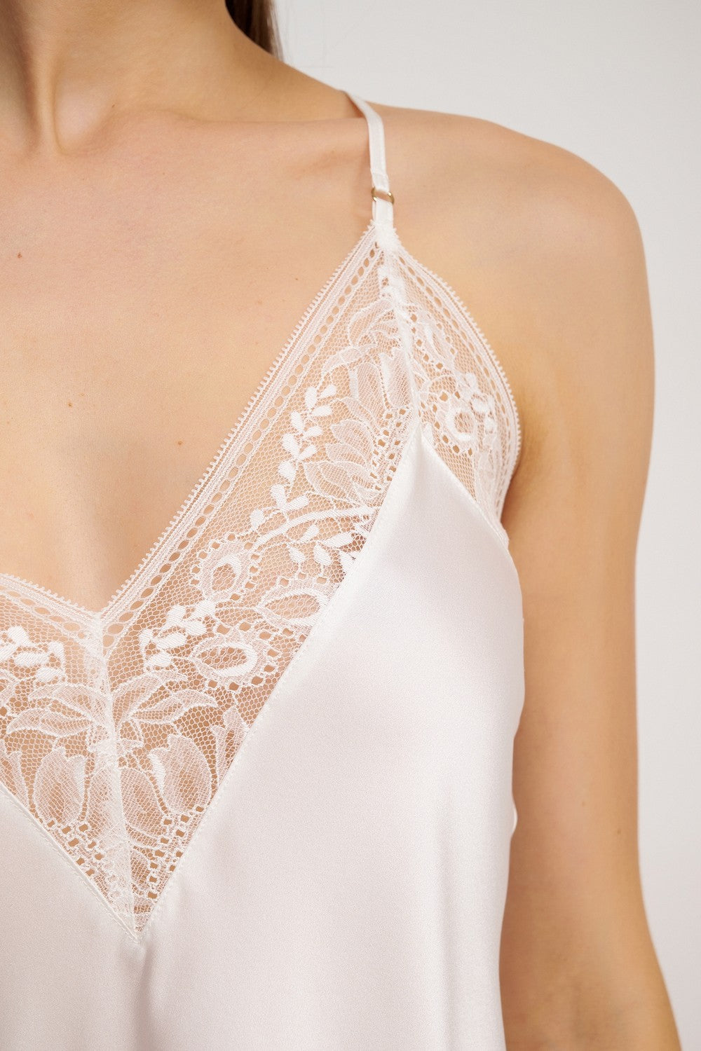 Шелковая ночная сорочка 2S40 Midnight Whisper opale