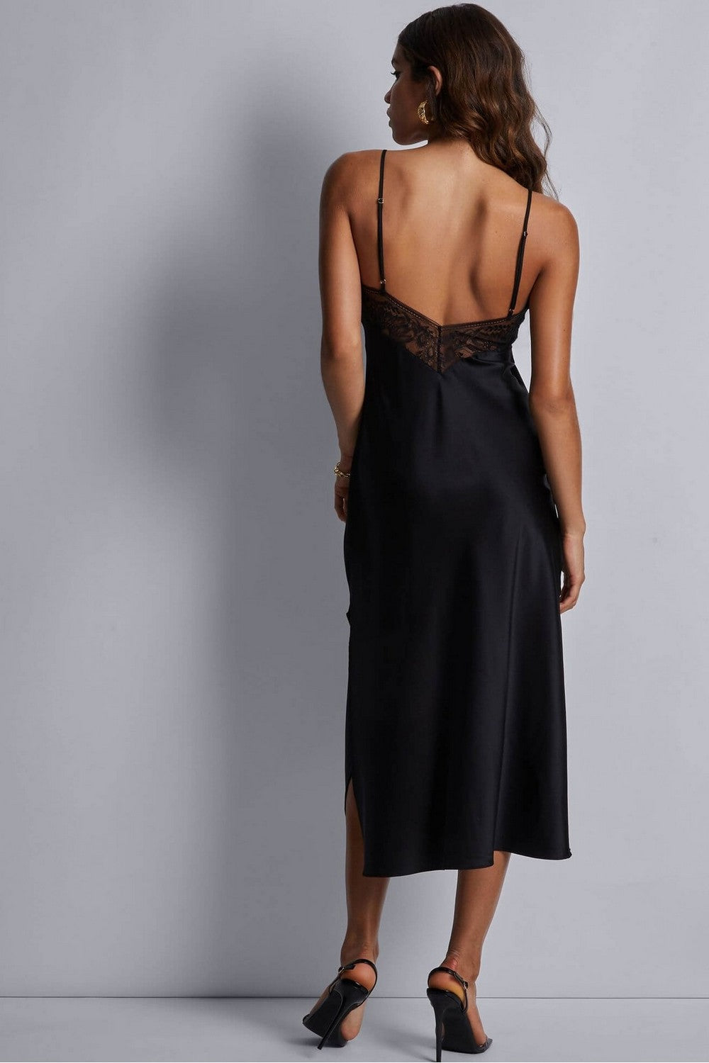 Довга нічна сорочка 2S45 Midnight Whisper black