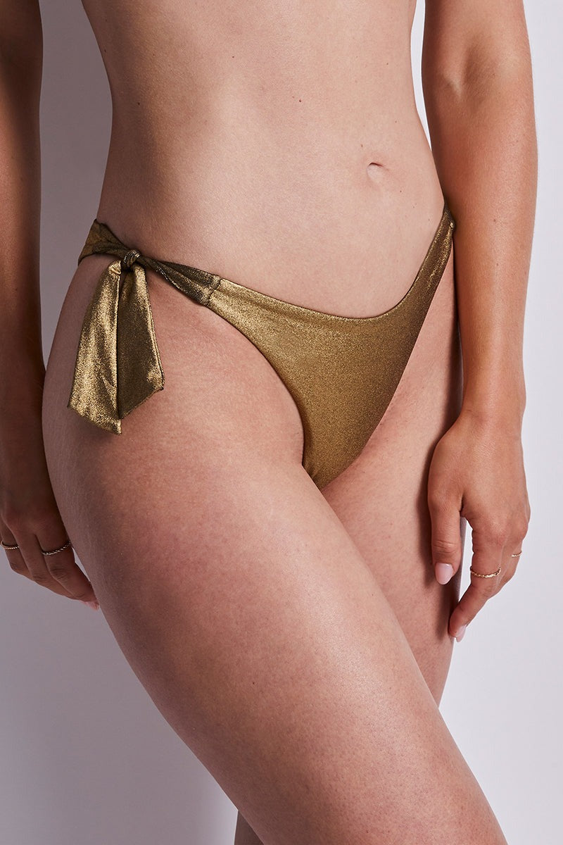 Купальные плавки с завязками 2U26 Sunlight glow antique gold