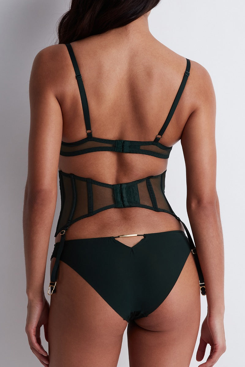 Бюстгальтер балконет с вышивкой 3BF14 Into the groove forest