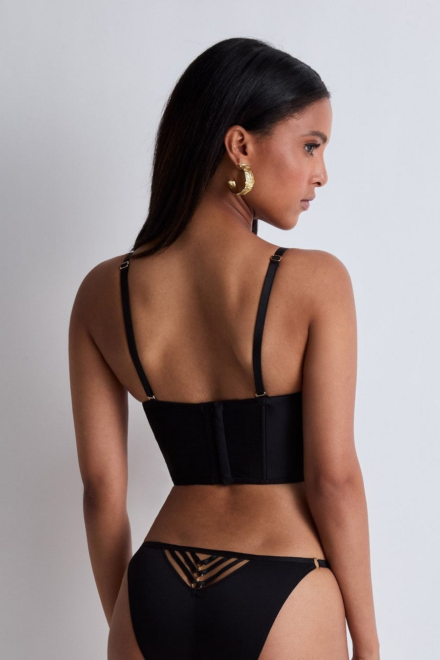 Бюстье c люрексовой нитью 3D36 Voodoo Kiss millenium black