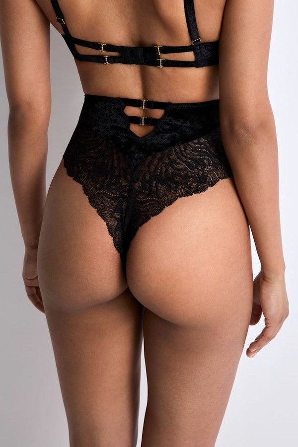 Высокие трусики стринг 3I25 The night before black bird