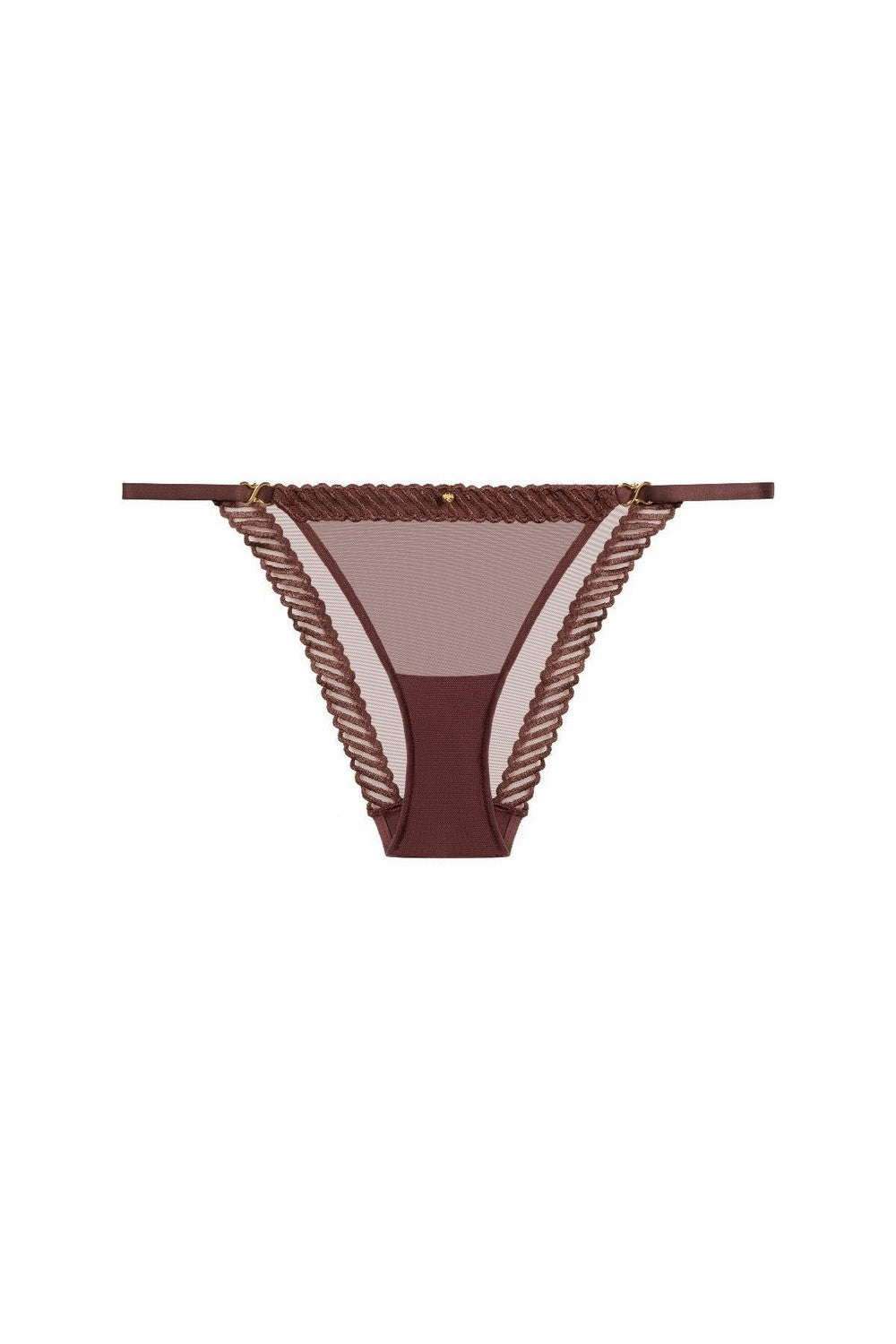 Трусики танга из микросетки 4M20 Sheer Emotion sepia