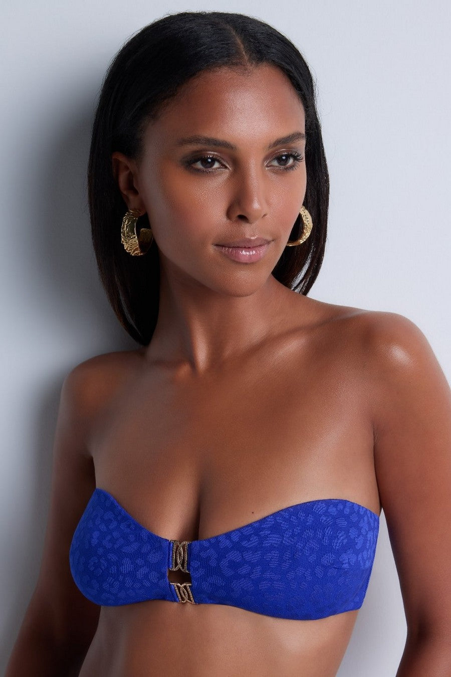 Купальный бюстгальтер бандо 4W06 Colours Flow ultramarine