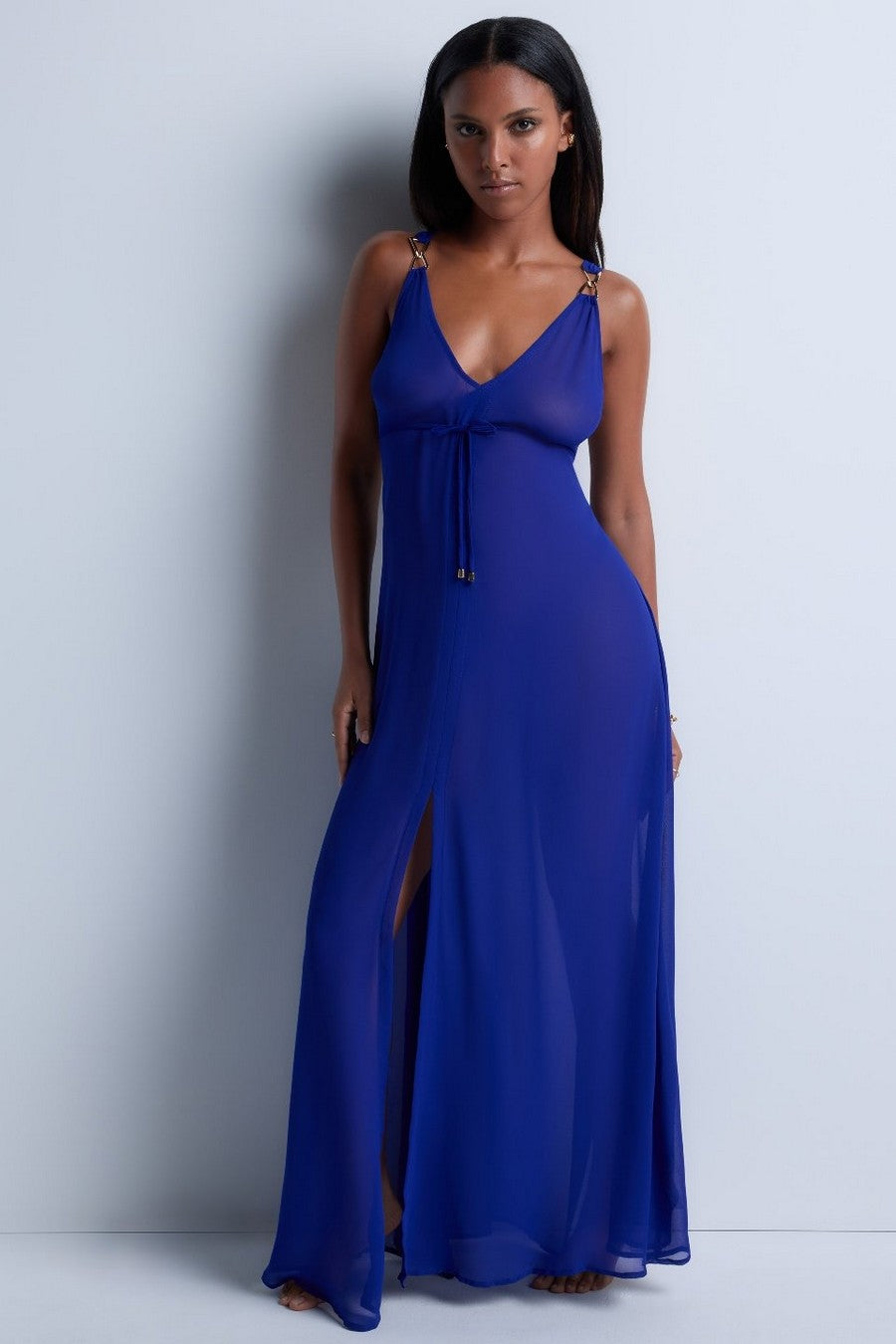 Пляжное платье с разрезом 4Z63 Beach Walk ultramarine