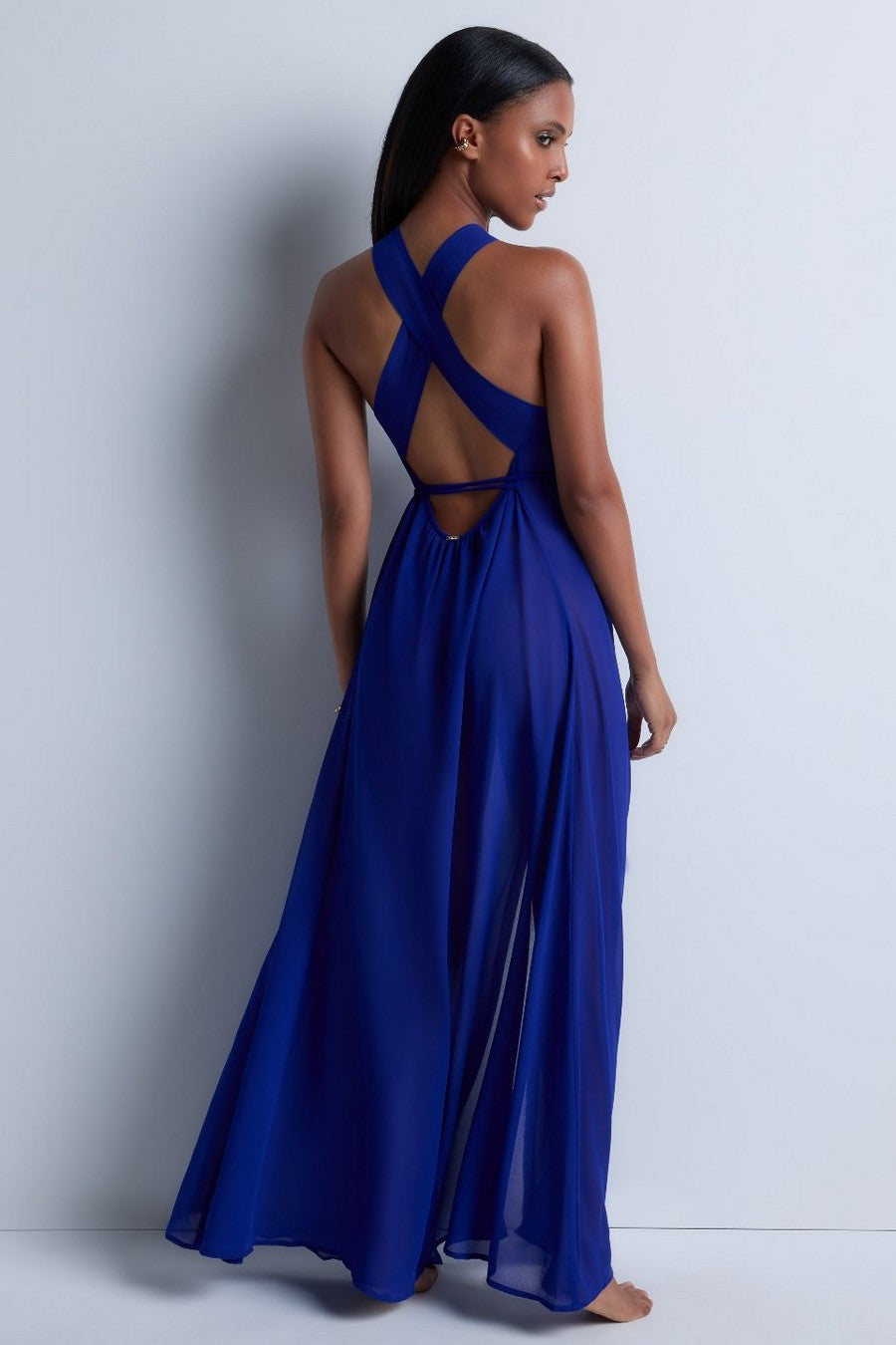 Пляжнеа сукня із розрізом 4Z63 Beach Walk ultramarine