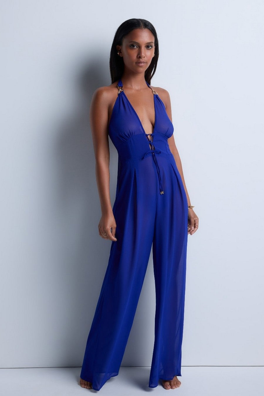 Пляжный комбинезон с завязками 4Z76 Beach Walk ultramarine