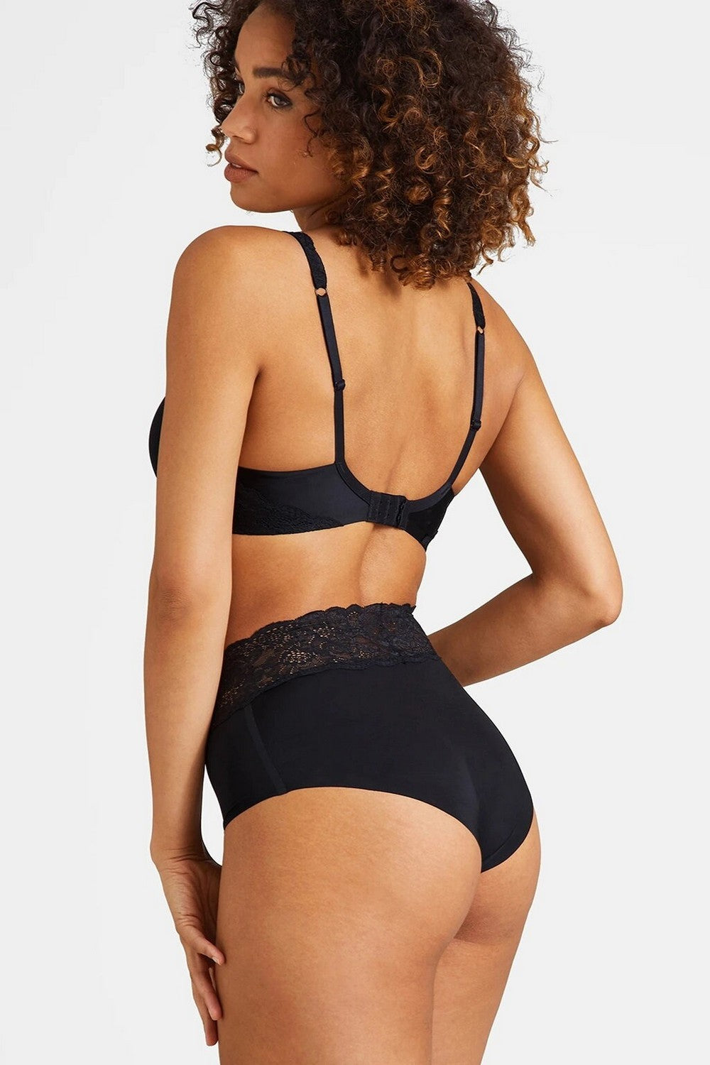 Высокие трусики слип IK24 Sweetessence black