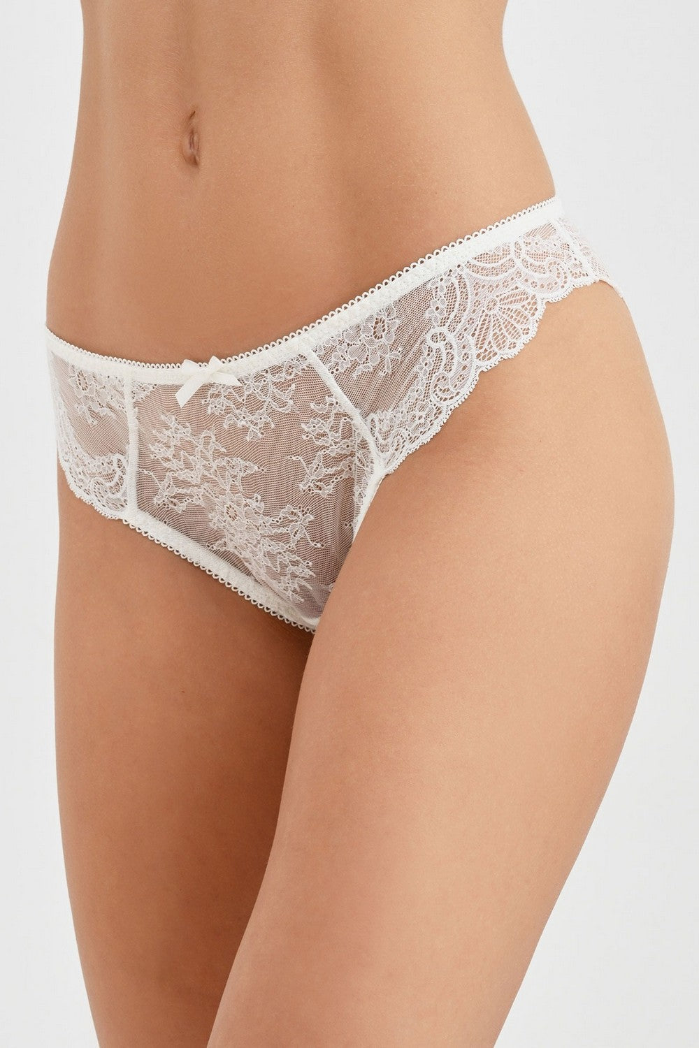 Трусики слип из кружева OG27 Danse Des Sens opale
