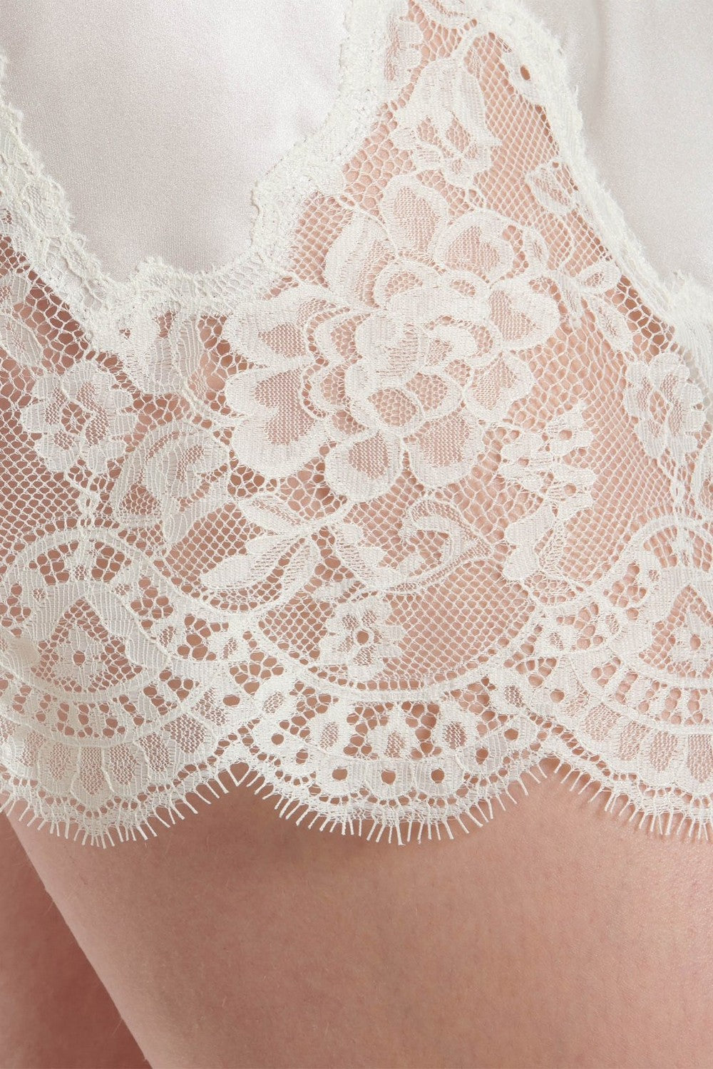 Шелковая ночная сорочка QS40 Toi Mon Amour nacre