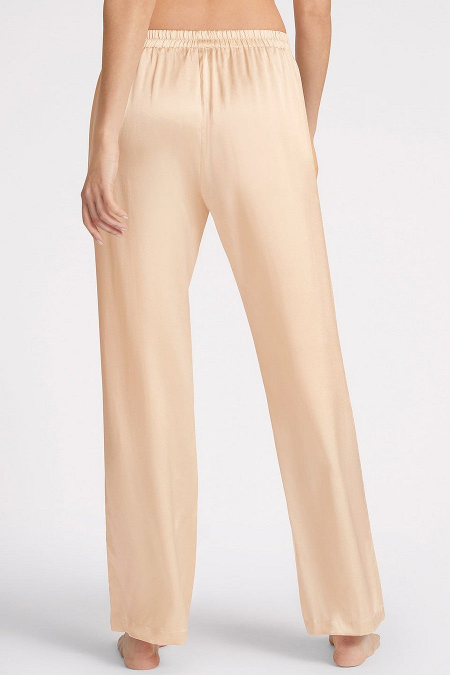 Шелковые пижамные брюки QS60 Toi Mon Amour blond