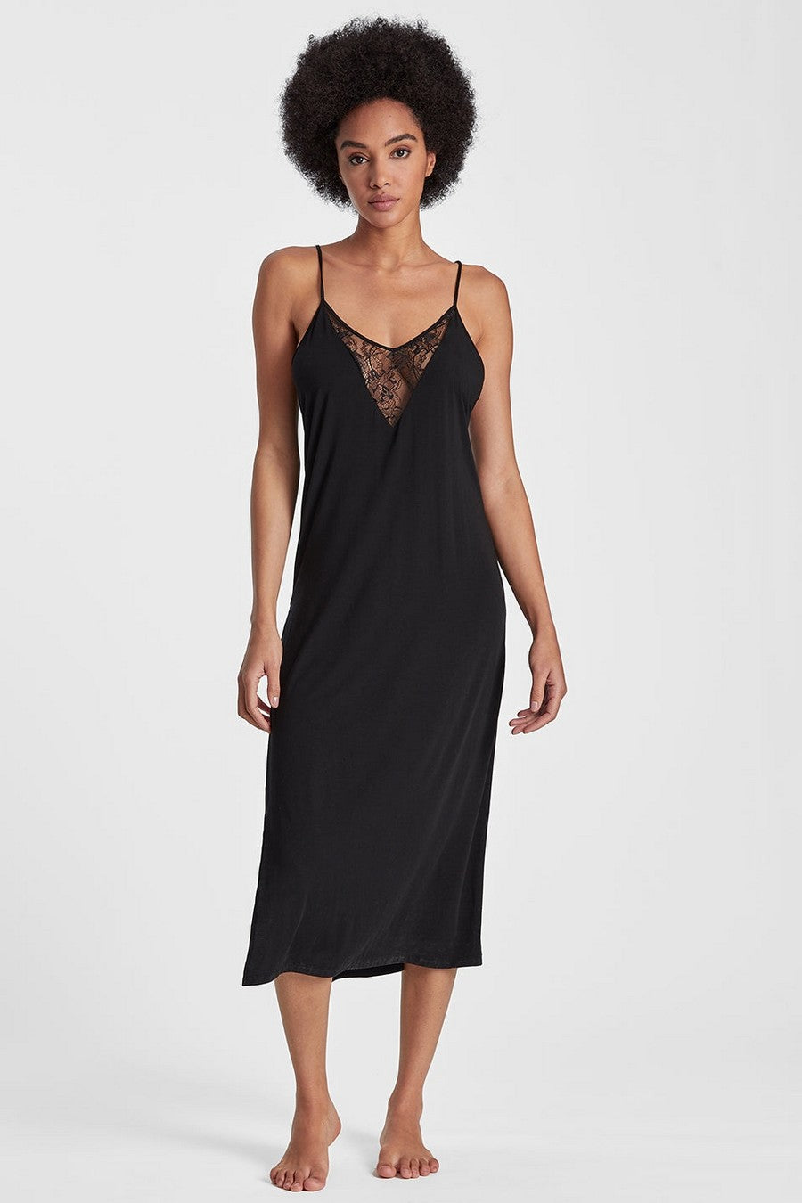 Нічна сорочка з модалу RL45 Lazy Days black Aubade