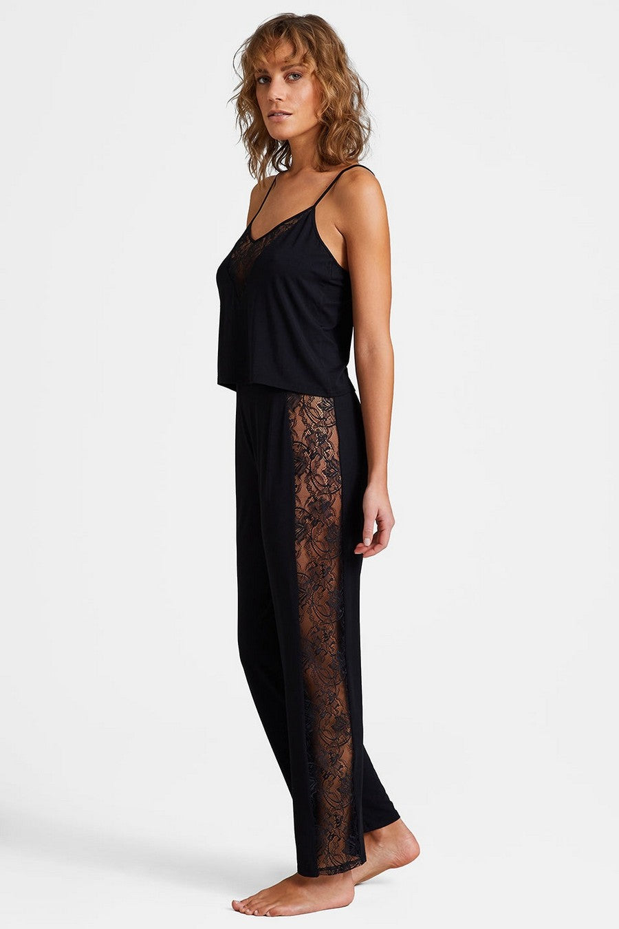 Пижамные брюки из модала RL60 Lazy Days black