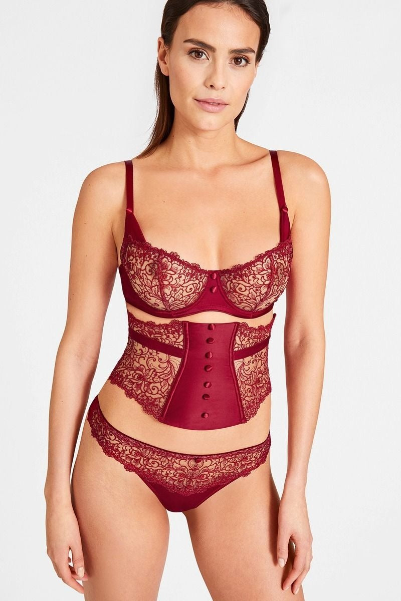 Трусики стрінги з низькою талією UC26 Miss Karl rubis