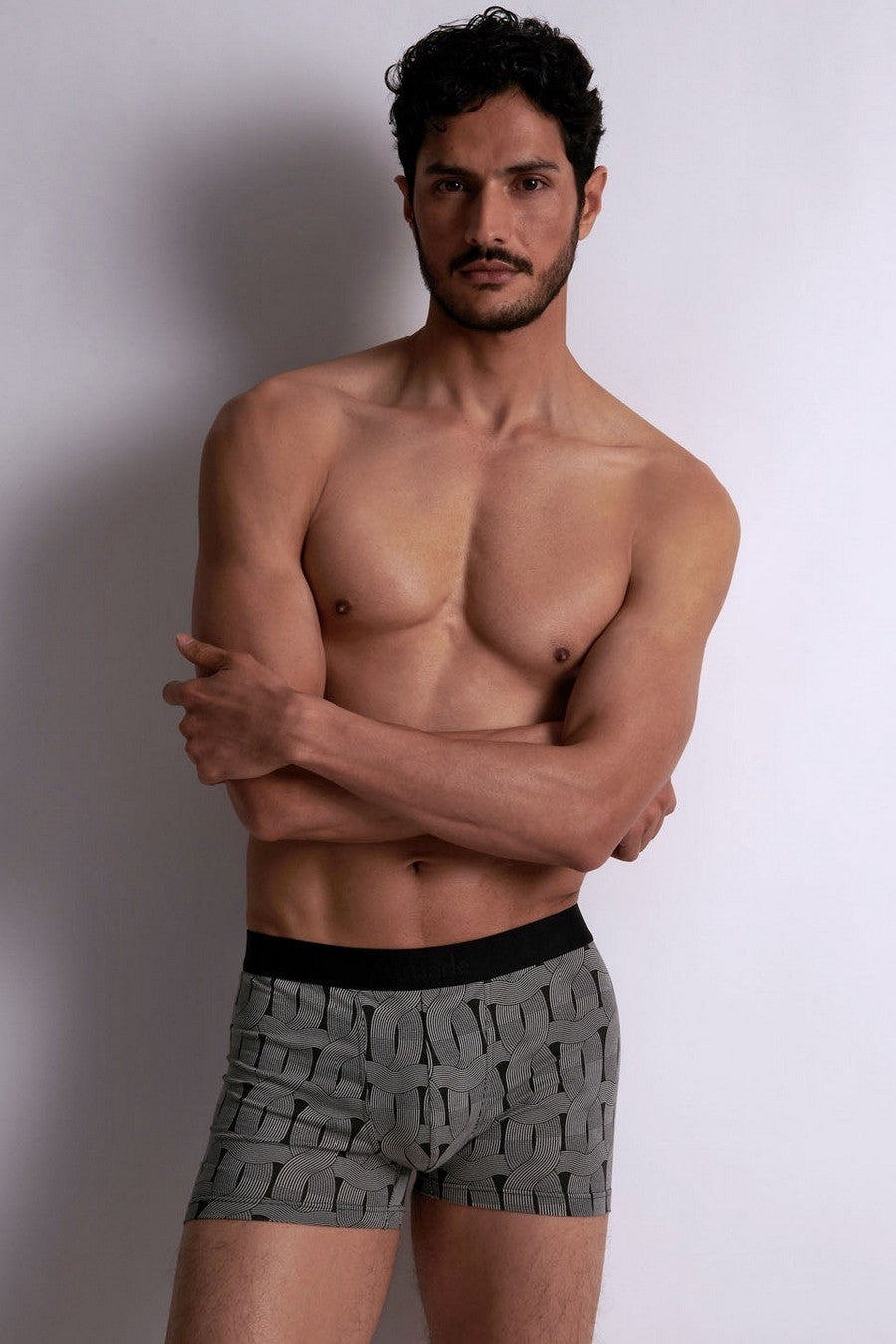 Чоловічі труси шорти XB58T knit/gris chine (2 шт.) Aubade