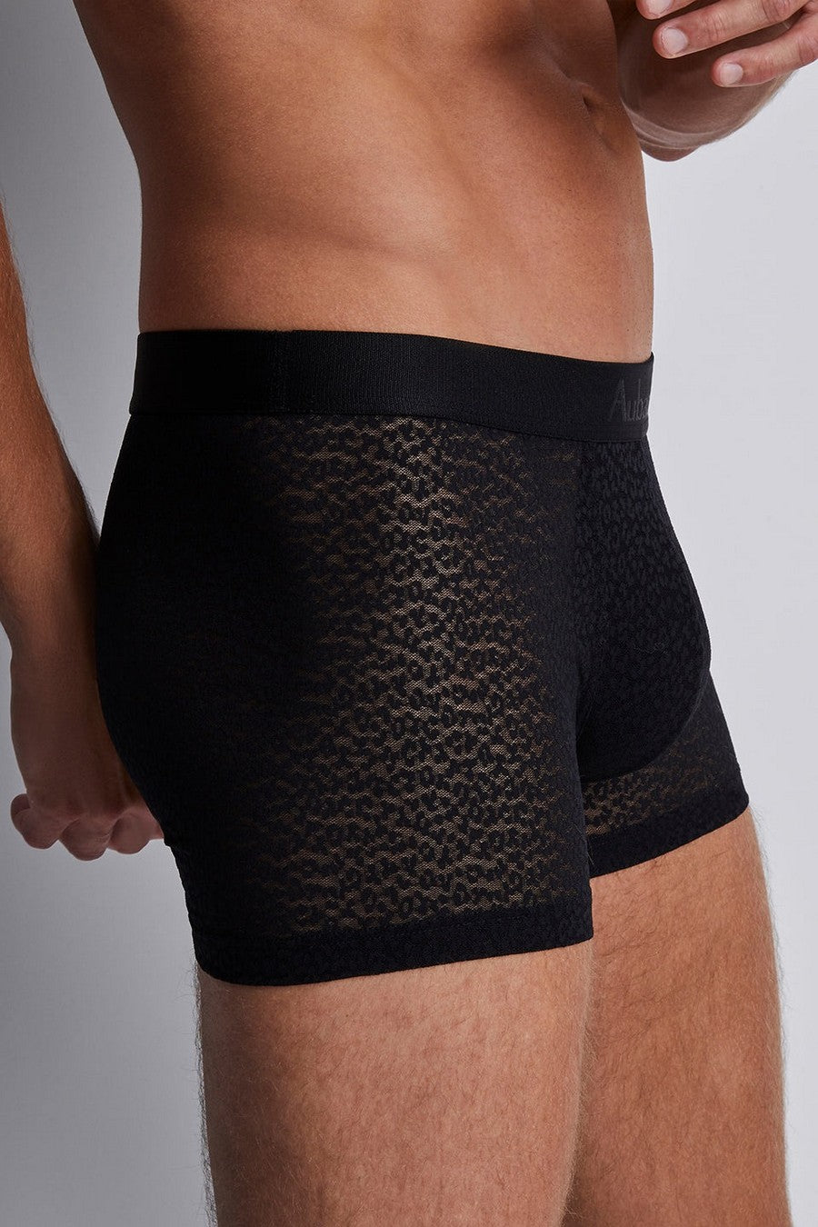 Мужские трусы шорты из кружева XB78S Men wild