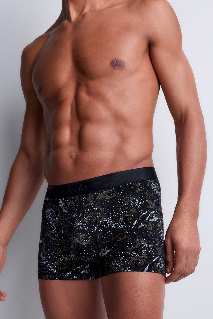 Мужские трусы шорты с принтом XB78T Men gold koi