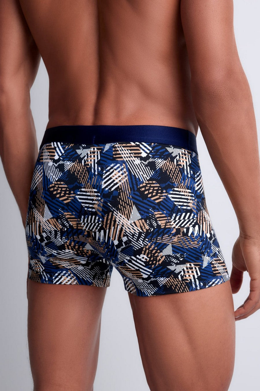 Мужские трусы шорты с принтом XB78T Men psychedelic