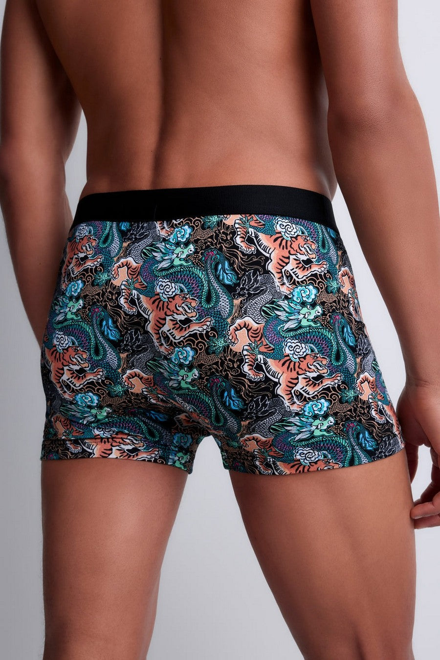 Чоловічі труси шорти з принтом XB78T Men tiger