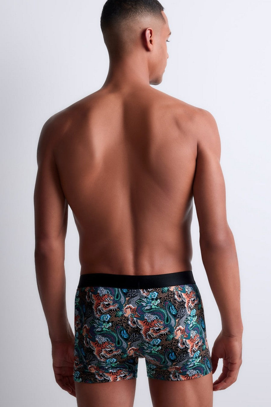 Мужские трусы шорты с принтом XB78T Men tiger