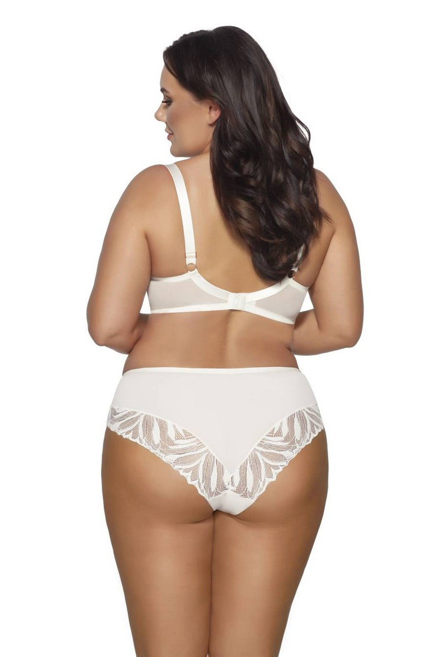 Полудублированный бюстгальтер с кружевом 2105 Yasemin ecru