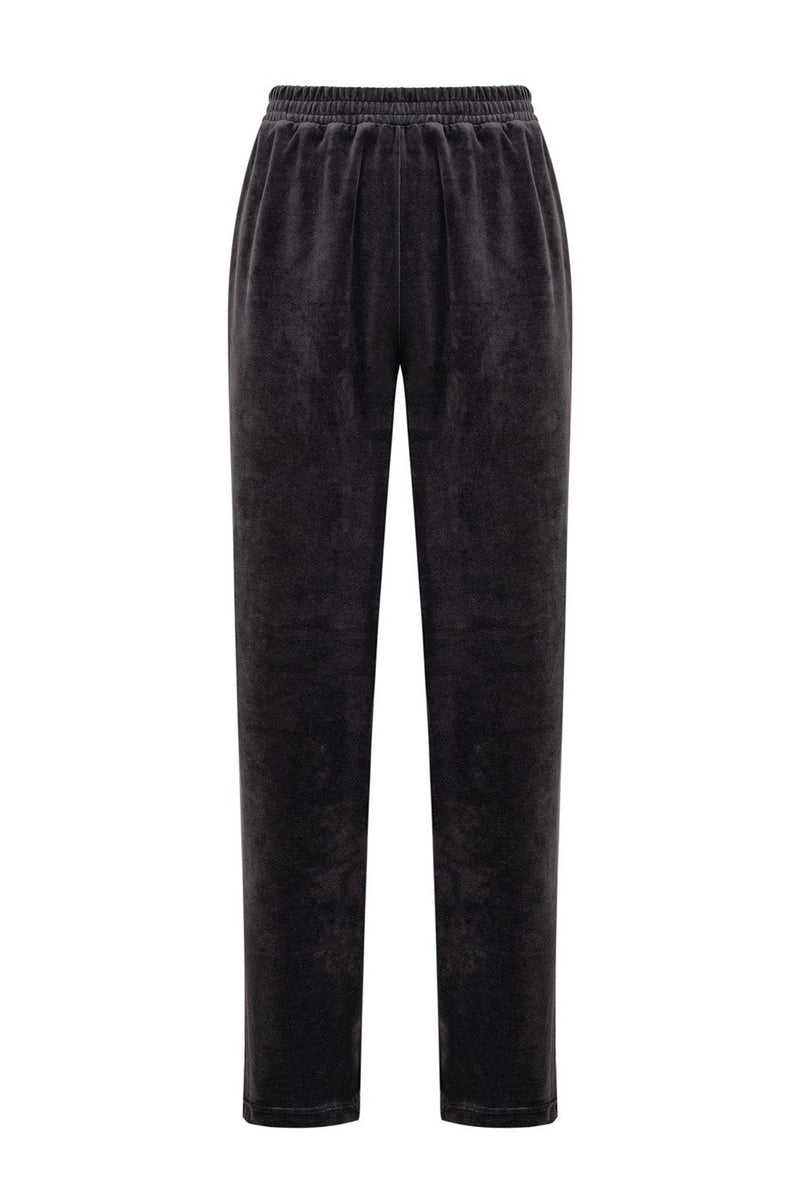 Велюровые брюки BLCN 1193 dark grey