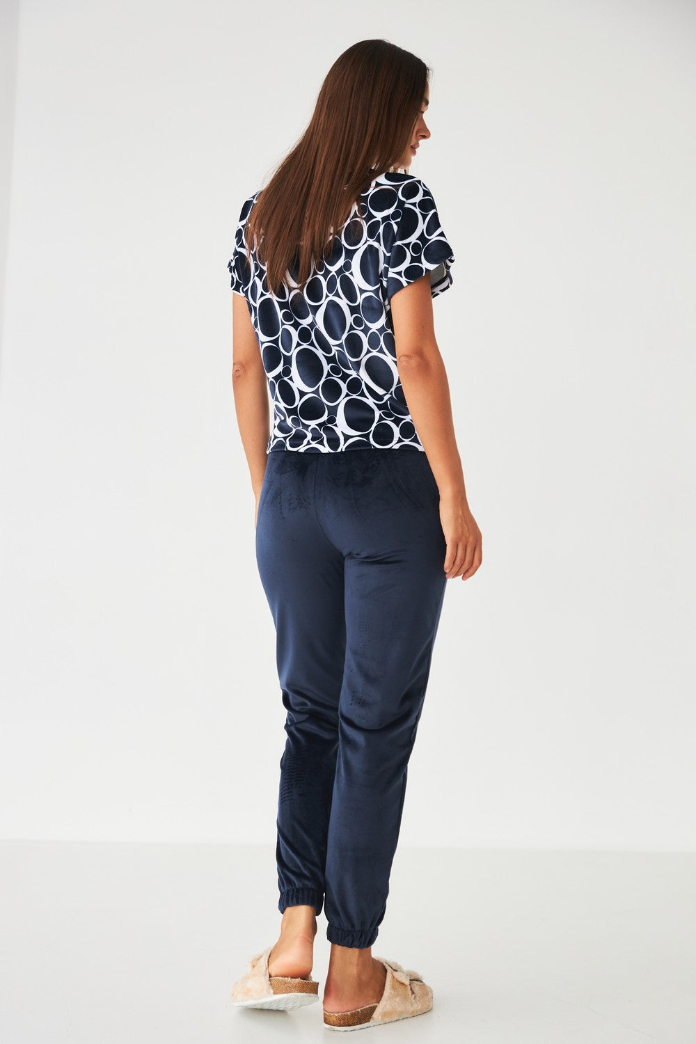 Плюшевый комплект для дома 0277/333 circles/dark blue