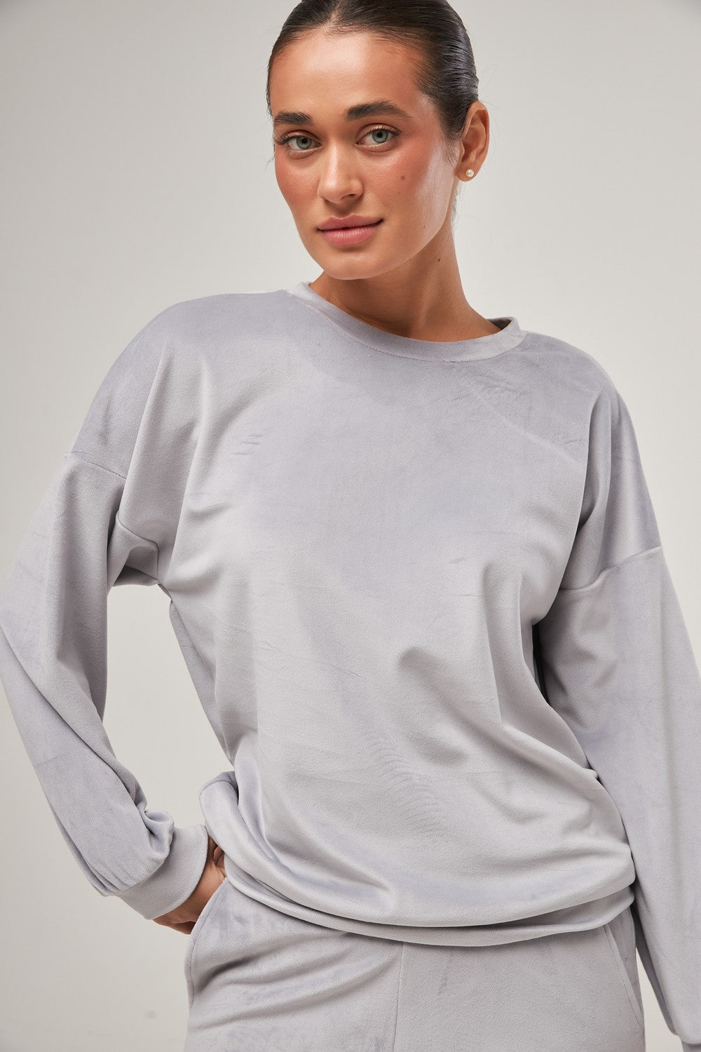 Плюшевый комплект для дома 0332/333 light gray