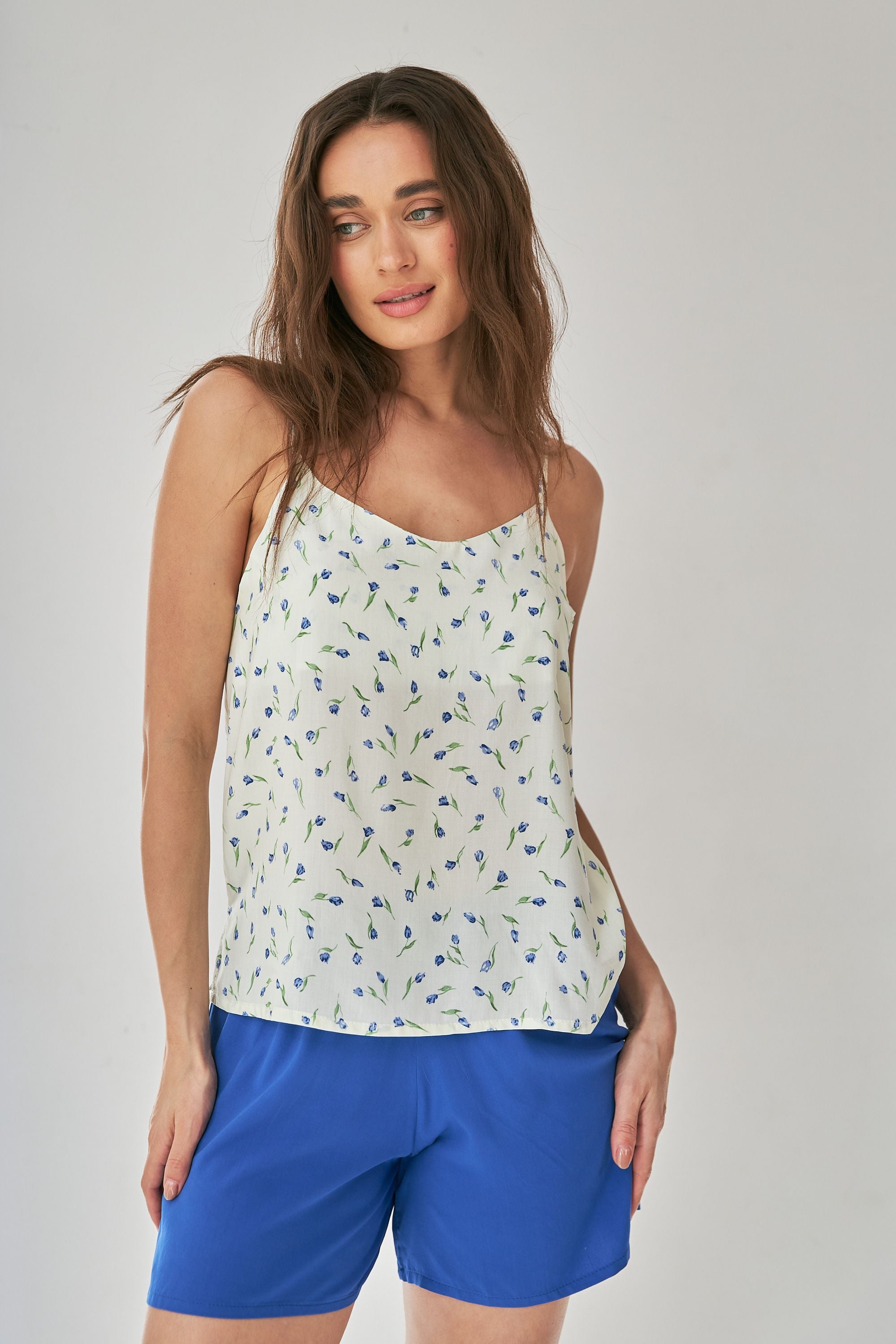 Пижама с принтом 0340/313 dark blue