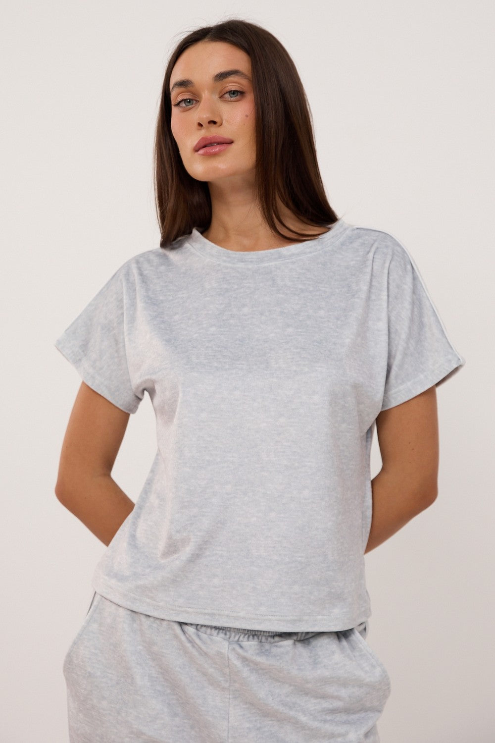 Плюшевый комплект для дома 0393/394 light gray