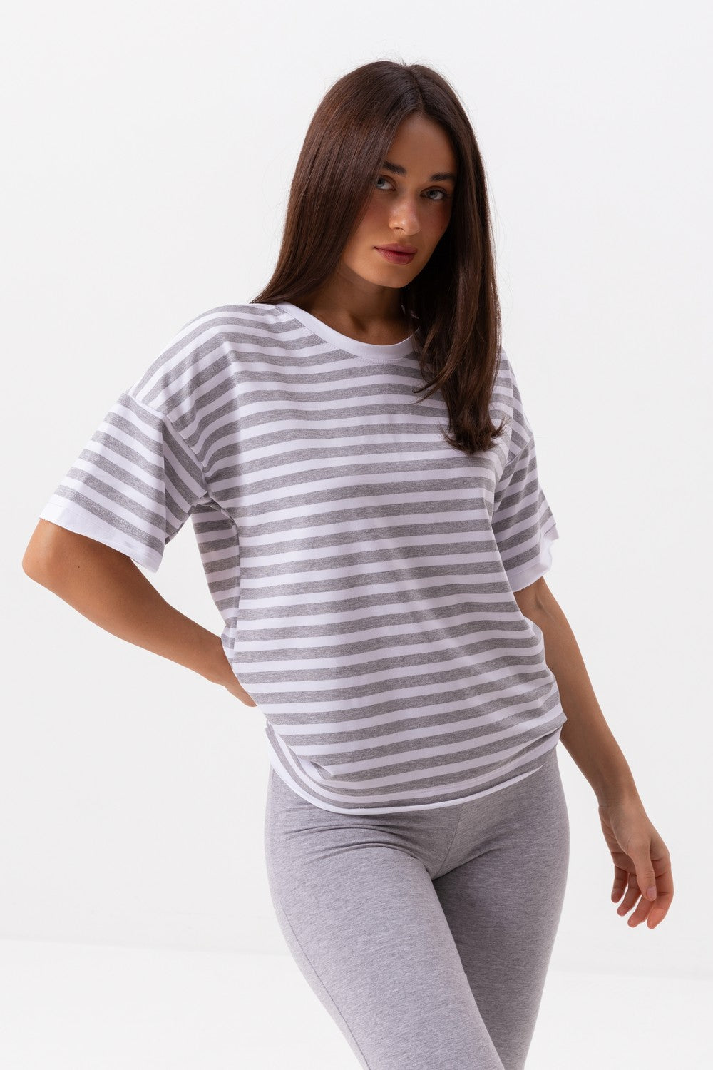 Бавовняний комплект для дому 0399/108 gray melange Barwa