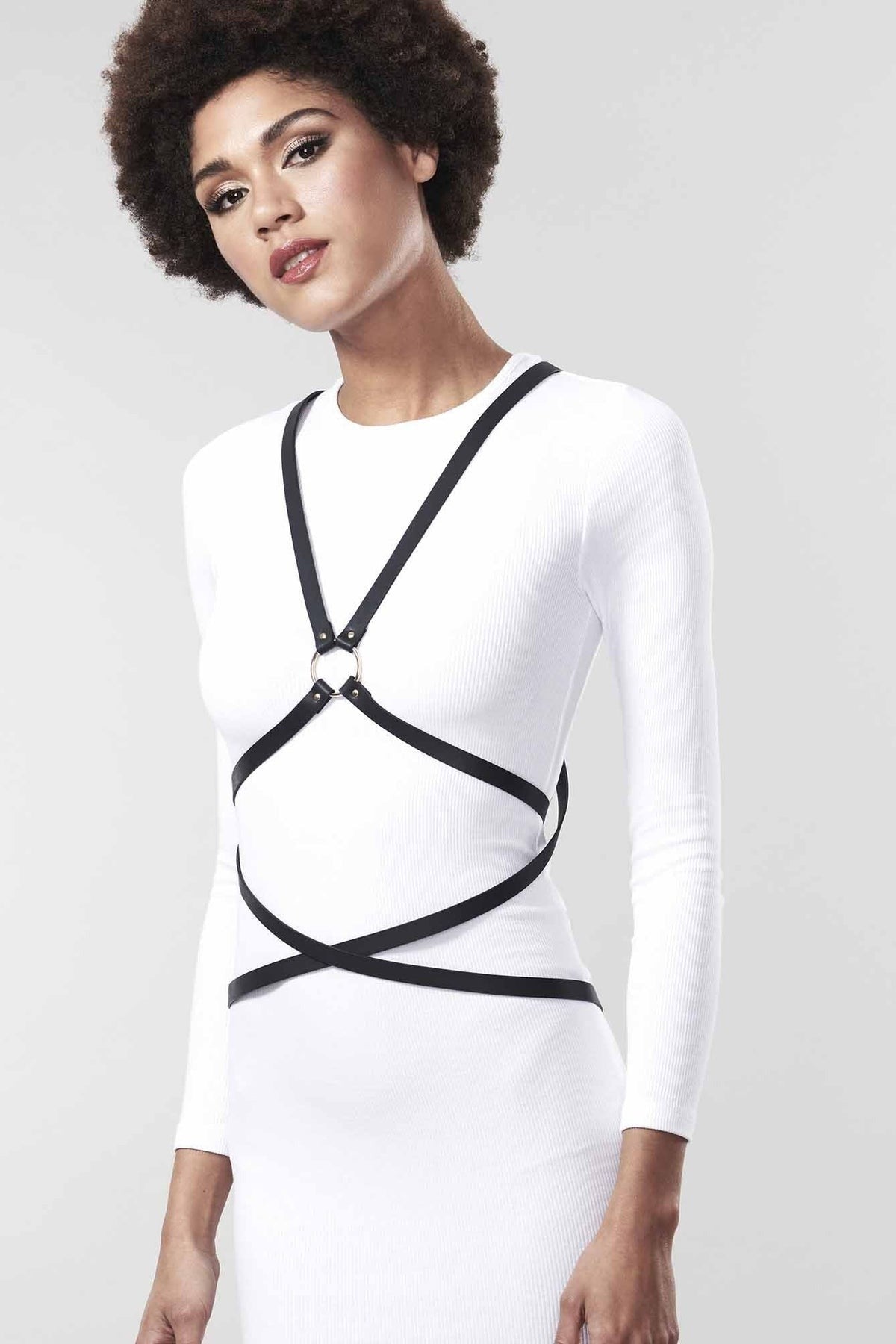 Портупея из эко-кожи Multi-Way Body Harness Black