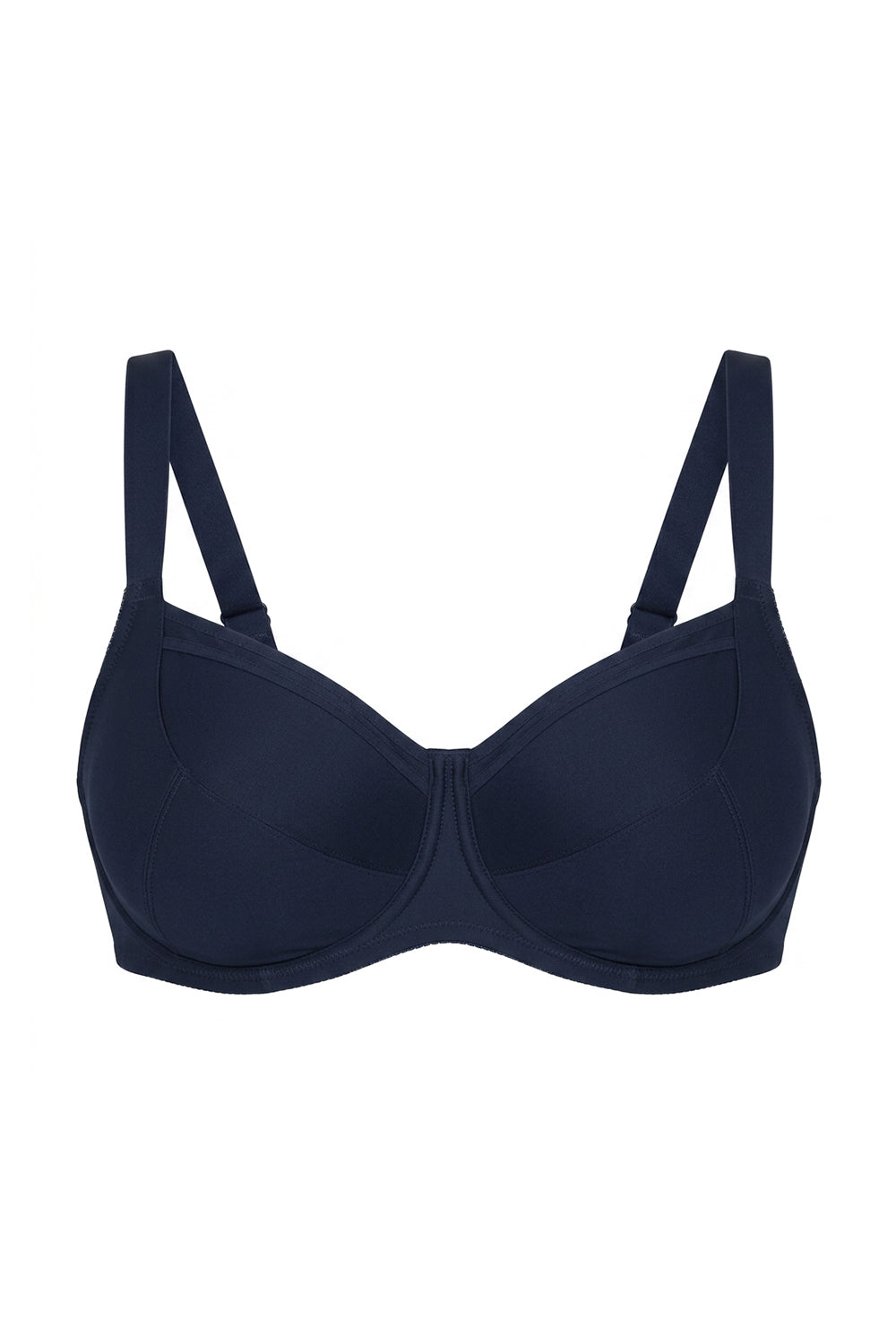 Гладкий бюстгальтер с мягкими чашками 299 blue