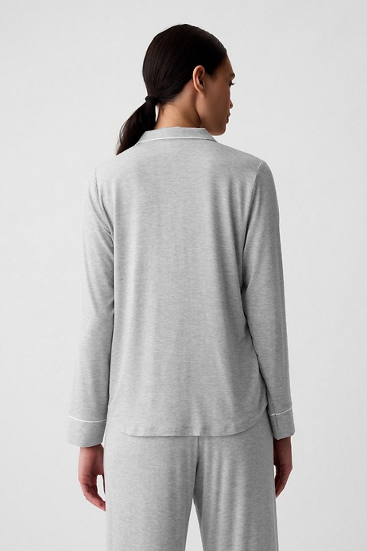 Пижамная блуза из модала 441480057 gray