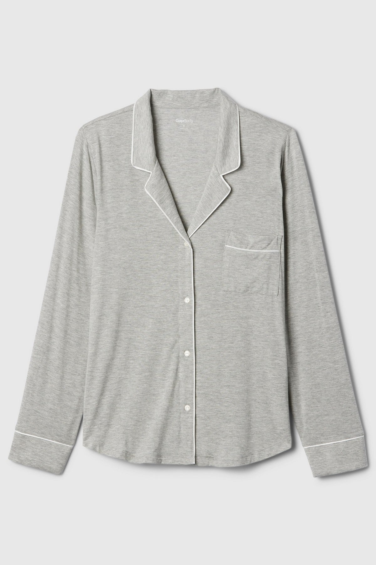Пижамная блуза из модала 441480057 gray