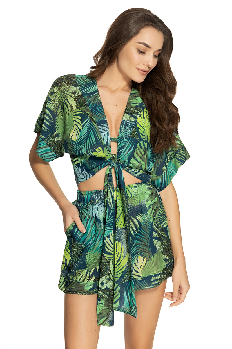Пляжна блуза 6033/12 Florenta green